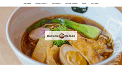 Desktop Screenshot of darumaramen.com